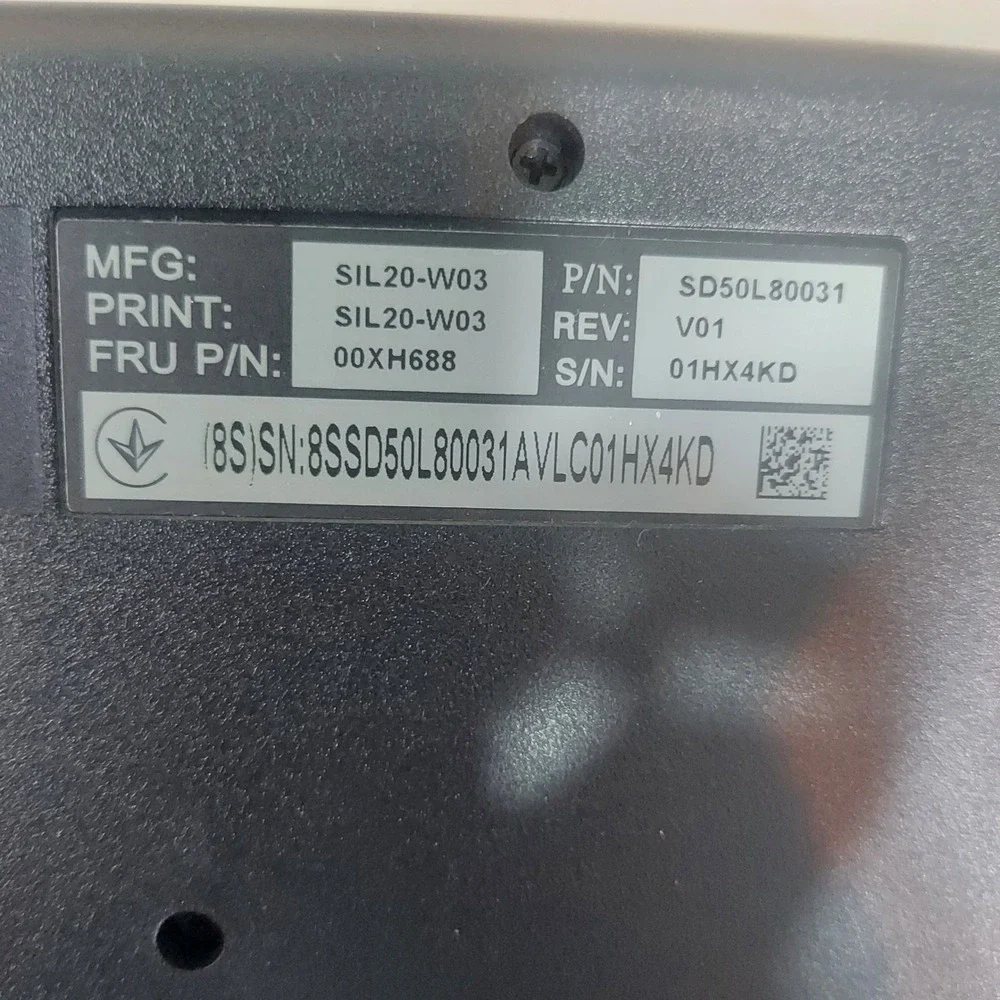 Lenovo Wired Keyboard and Mouse‎ Combo Black USB SD50L80031 00XH688 00PH133